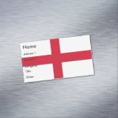 イギリス国旗を持つ名刺マグネット マグネット名刺 (インサイチュ)