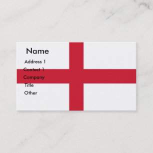 イギリス国旗を持つ名刺 名刺