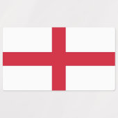 イギリス国旗を持つ愛国的なラベル ラベル (デザイン1)