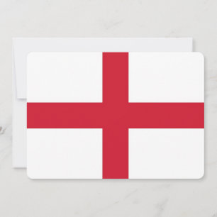 イギリス国旗を持つ愛国的招待状 招待状