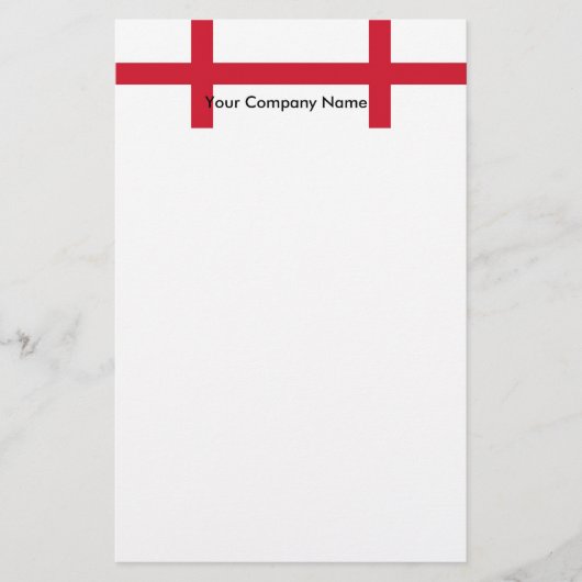 イギリス国旗を持つ文房具 便箋 (正面)