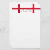 イギリス国旗を持つ文房具 便箋 (正面/裏面)