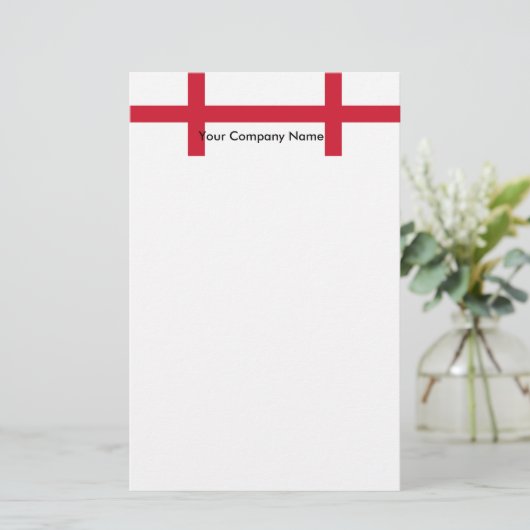 イギリス国旗を持つ文房具 便箋 (スタンド正面)