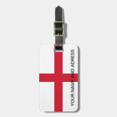 イギリス国旗を持つ荷札 ラゲッジタグ (正面縦)