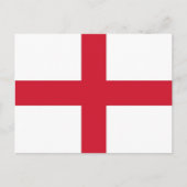 イギリス国旗を掲げたはがき ポストカード (正面)