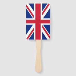 イギリス国旗を掲げたハンドファ統一されたン一式 ハンドファン