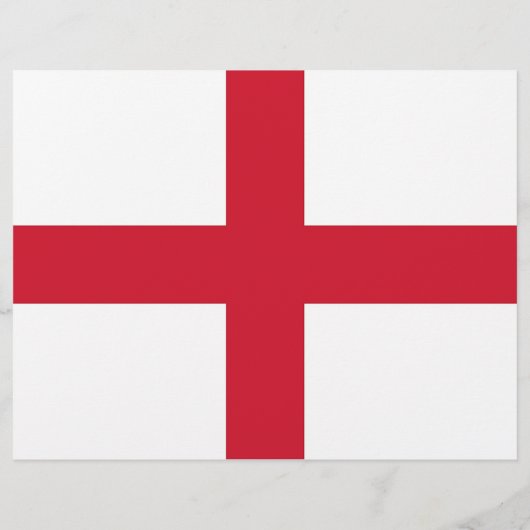 イギリス国旗を掲げたフライヤー チラシ (裏面)