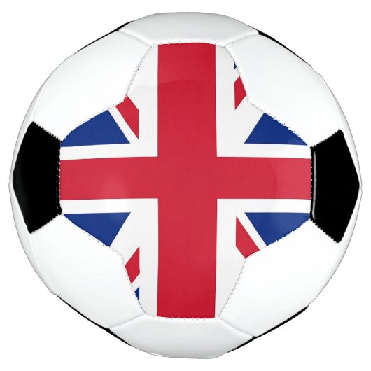 イギリス国旗を掲げた国統一された国サッカーのボール サッカーボール (回転)