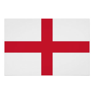 イギリス国旗を掲げた愛国的なポスター ポスター