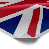 イギリス国旗を統一されたなびく王国 –  ポスター (角)