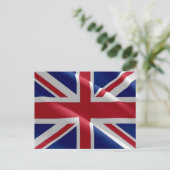 イギリス国旗を統一されたなびく王国 – ポストカード (スタンド正面)