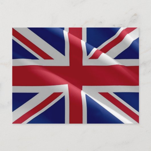 イギリス国旗を統一されたなびく王国 – ポストカード (正面)