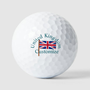 イギリス国旗サンダーカーブ ゴルフボール