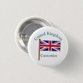 イギリス国旗サンダーカーブ 缶バッジ (正面&裏面)