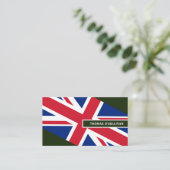 イギリス国旗デザイン、北アイルランド国旗 名刺 (スタンド正面)