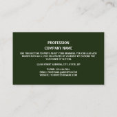 イギリス国旗デザイン、北アイルランド国旗 名刺 (裏面)