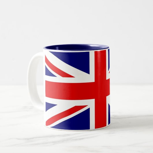 イギリス国旗マグカップ ツートーンマグカップ (正面左)