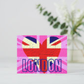 イギリス国旗ロンドン ポストカード (スタンド正面)