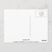 イギリス国旗ロンドン ポストカード (裏面)