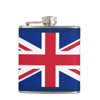 イギリス国旗包まれた フラスク
