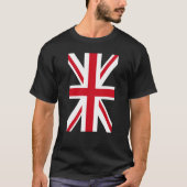 イギリス国旗素晴らしイギリス国旗のユニオンジャッ統一されたク Tシャツ (正面)
