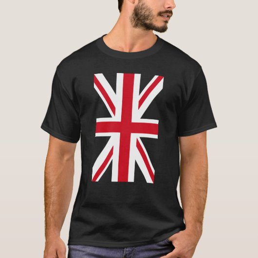 イギリス国旗素晴らしイギリス国旗のユニオンジャッ統一されたク Tシャツ (正面)
