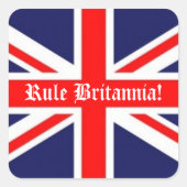 イギリス国旗！ – イギリス スクエアシール (正面)