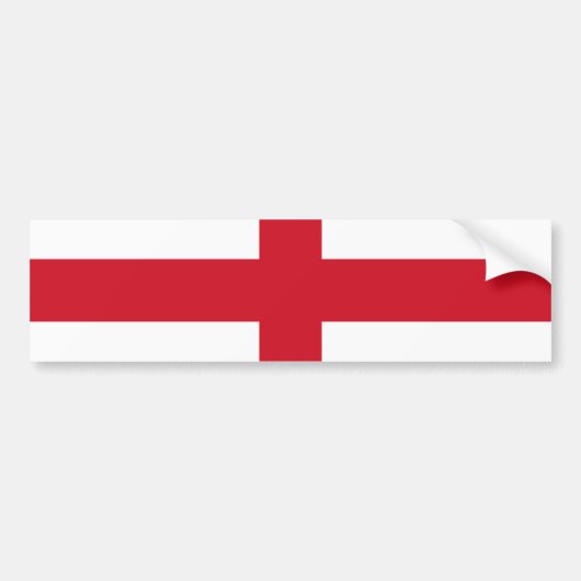 イギリス国旗(イギリス) バンパーステッカー (正面)