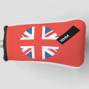 イギリス国旗 – カスタムゴルフパターヘッドカバー ゴルフヘッドカバー