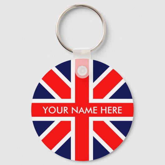 イギリス国旗。 キーホルダー (正面)