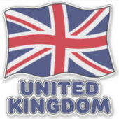 イギリス国旗 シール (正面)