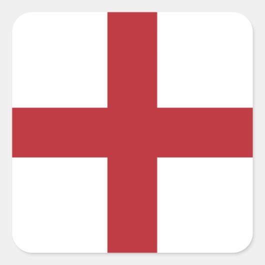 イギリス国旗 スクエアシール (正面)