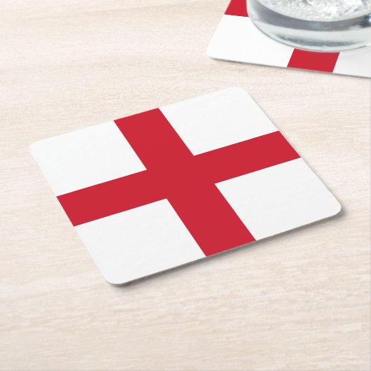 イギリス国旗 スクエアペーパーコースター (アングル)