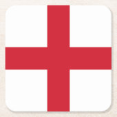 イギリス国旗 スクエアペーパーコースター (正面)