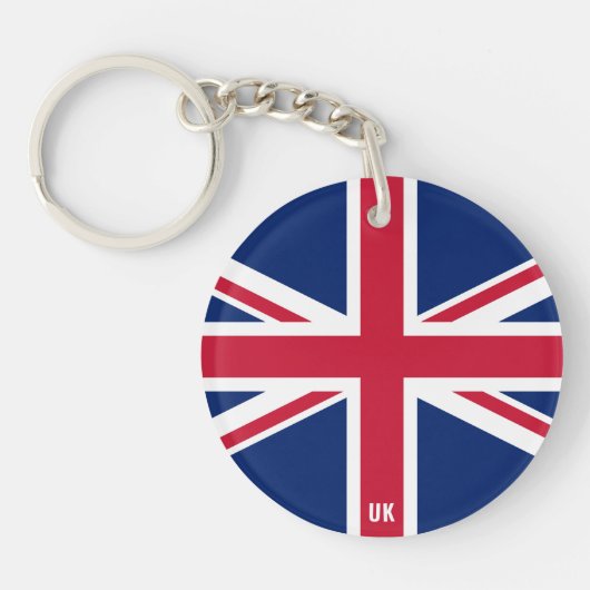 イギリス国旗 チャーミングな愛国心 キーホルダー (正面)