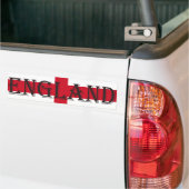 イギリス国旗 バンパーステッカー (トラック上)