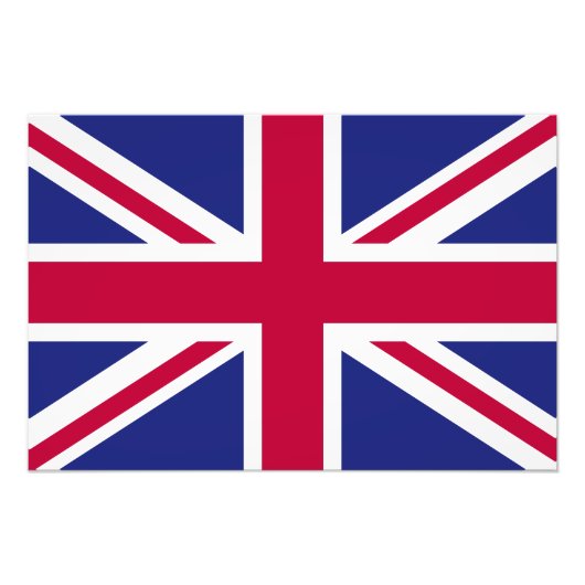 イギリス国旗 フォトプリント            (正面)