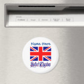 イギリス国旗 ブルー カスタマイズ マグネット (インサイチュ (食洗機))