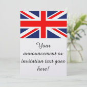 イギリス国旗 ユニオンチャック 招待状 (スタンド正面)