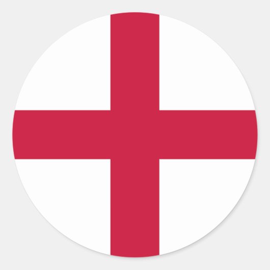 イギリス国旗 ラウンドシール (正面)