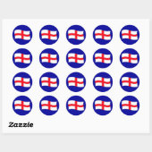イギリス国旗 ラウンドシール (シート)