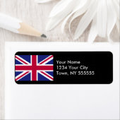 イギリス国旗 ラベル (インサイチュ)