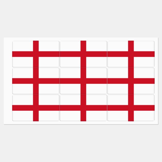 イギリス国旗 ラベル (シート)