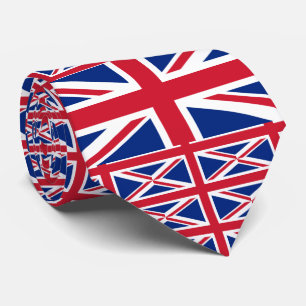 イギリス国旗、北アイルランド国旗 ネクタイ
