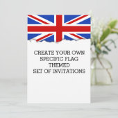イギリス国旗 招待状 (スタンド正面)
