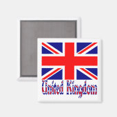 イギリス国旗&文字 Vinque マグネット (正面/裏面)