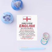イギリス国旗、英語コー広告ス チラシ (シングル)