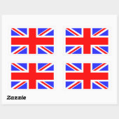 イギリス国旗 長方形シール (シート)