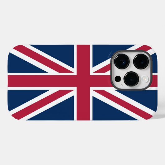 イギリス国旗 Case-Mate iPhoneケース (裏面 (横))