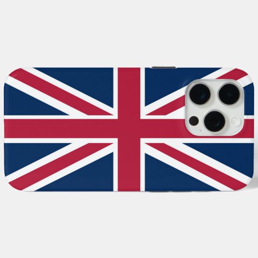 イギリス国旗 Case-Mate iPhoneケース (裏面 (横))